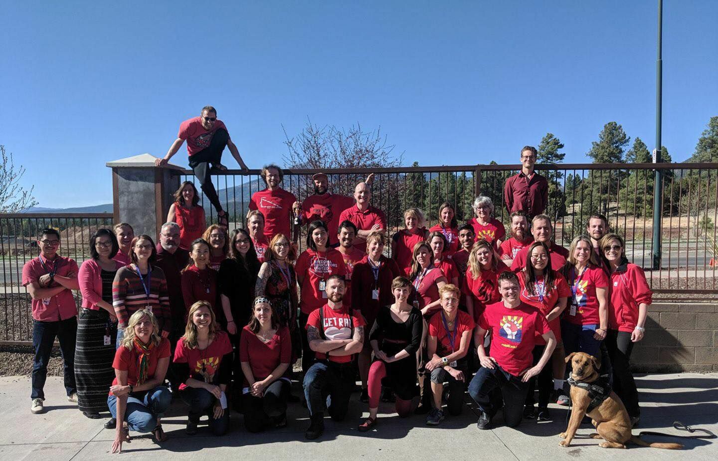 BASIS Flagstaff staff and faculty #REDforED